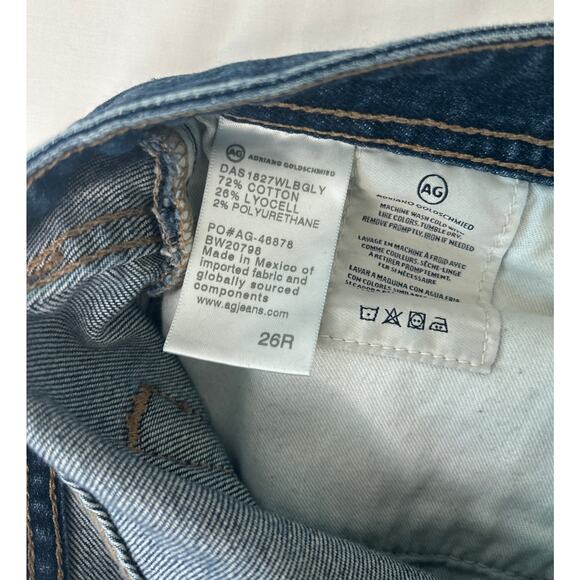 AG The Etta high waisted wide leg crop Jeans Size 26 Size 2 - Picture 6 of 6